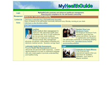 Tablet Screenshot of myhealthguide.com